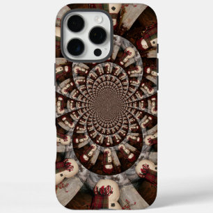 Amazing Snowman Kaleidoscope   Intricate Winter Ar iPhone 16 Pro Max Case