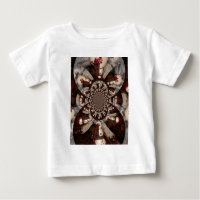 Amazing Snowman Kaleidoscope Pattern Art Design