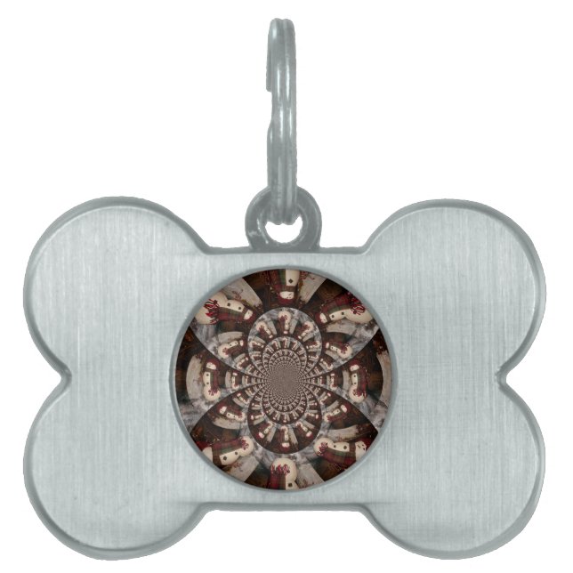 Amazing Snowman Pet Tag (Front)