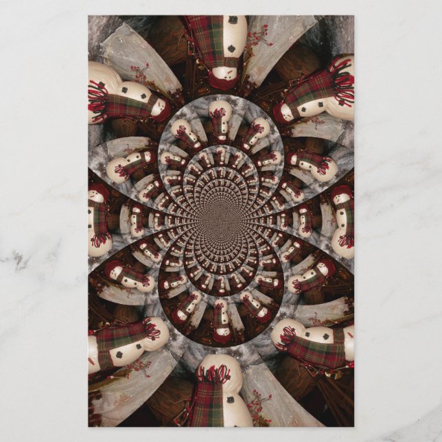 Amazing Snowman Stationery (Front)