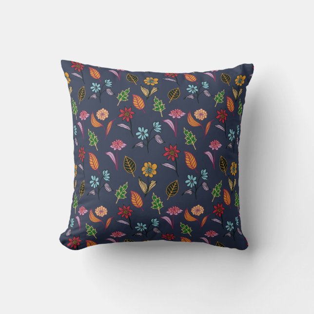 Amazing Spring Pattern Throw Pillow (Front)