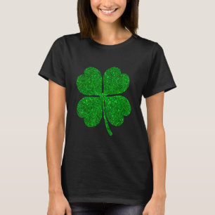 Amazing St  Patrick's Day Irish Giltter Shamrock M T-Shirt
