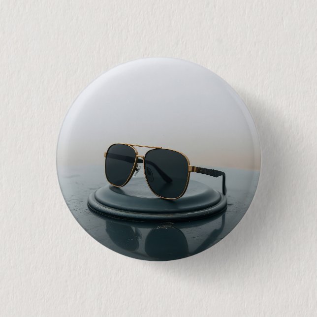 Amazing Sunglasses 1 Inch Round Button (Front)