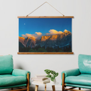 Amazing sunset at lago Di Fusine, Italy Hanging Tapestry