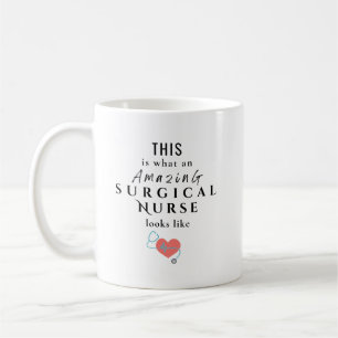 Amazing Surgical Nurse Personalized Coffee Mug