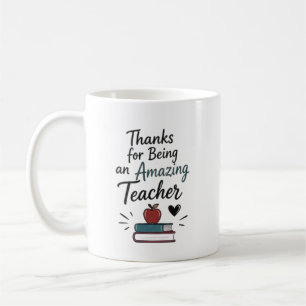 Amazing Teacher Thank You Personalized Coffee Mug