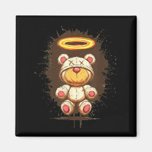 Amazing Teddy Bear in Heaven for Halo Lovers Magnet