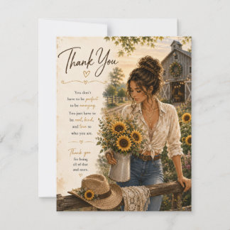 Amazing Thank You Card