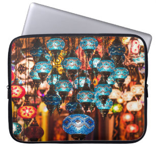 Amazing traditional handmade turkish lamps in souv laptop sleeve