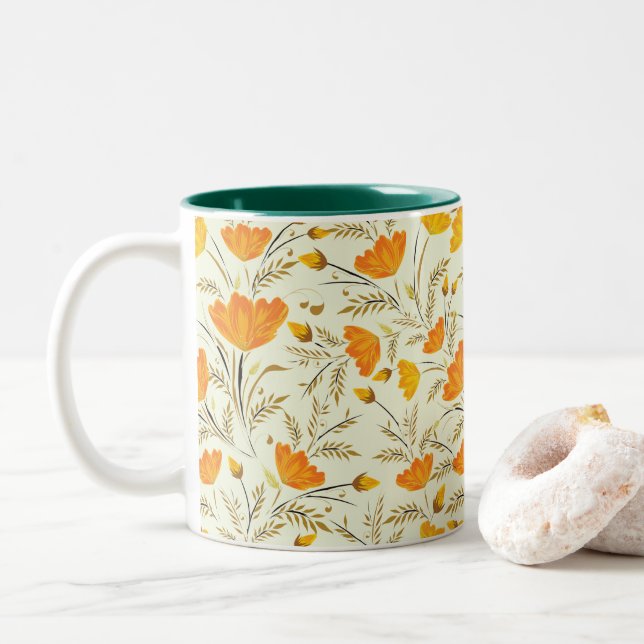 amazing Two-Tone coffee mug (With Donut)