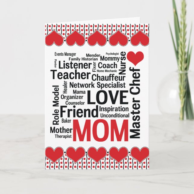 Amazing What Moms Can Do Mother's Day Card (Front)