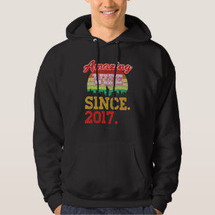 Amazing Wife Since 2017 5th Wedding Anniversary 5 Hoodie