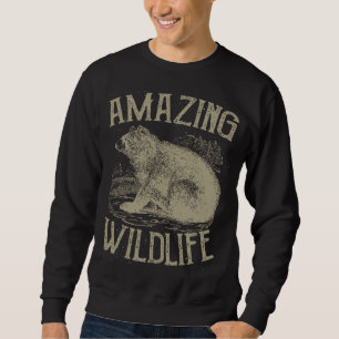 Amazing Wildlife Illustration - Nature’s Majestic Sweatshirt