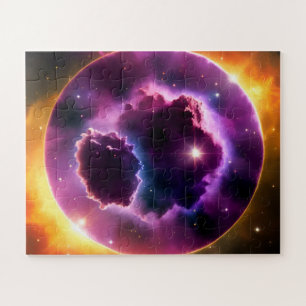 Amazing Window into Another Purple Dimension Jigsaw Puzzle