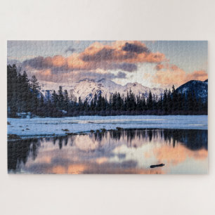 Amazing Winter Sunset Puzzle