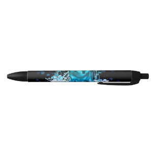 Amazing wolf black ink pen