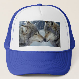 Amazing wolves design trucker hat