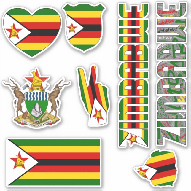 Amazing Zimbabwe Shapes National Symbols (Front)