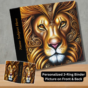 Amazingly Beautiful Golden Lion Binder