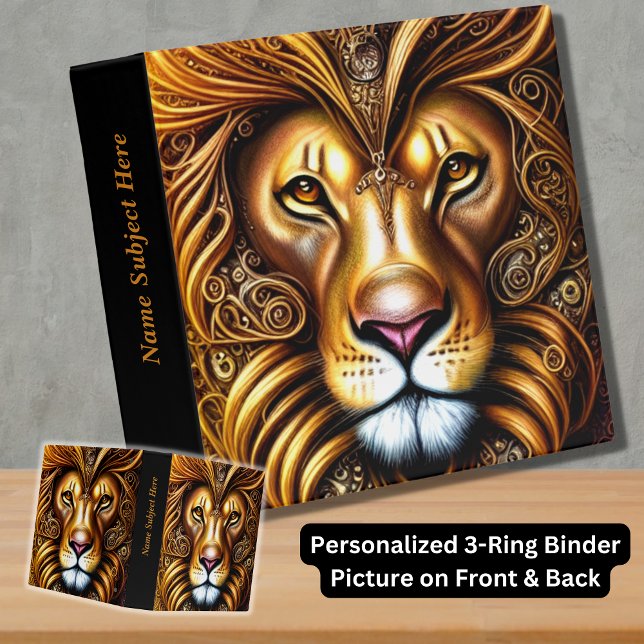Amazingly Beautiful Golden Lion Binder (Creator Uploaded)