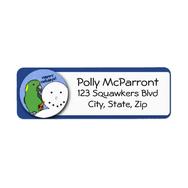 Amazon à napée jaune Snowman (Devant)