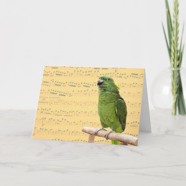 Amazon Singing Large Note Card (Front)