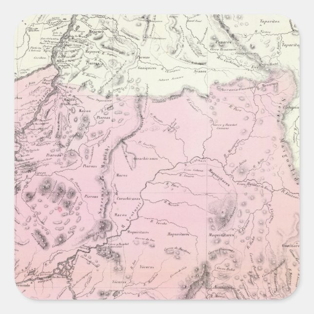 Amazonas, Venezuela Square Sticker (Front)