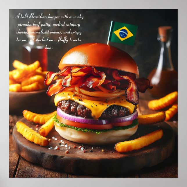 Amazonian Ambiance: Picanha Power Poster (Front)