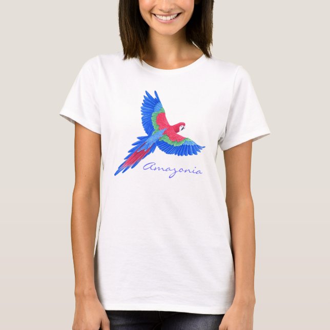 Amazonian Macaw T-Shirt (Front)