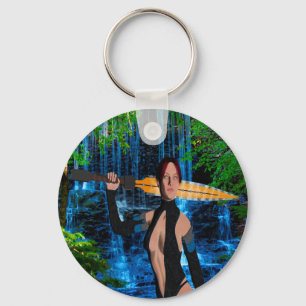 Amazonian Woman Keychain