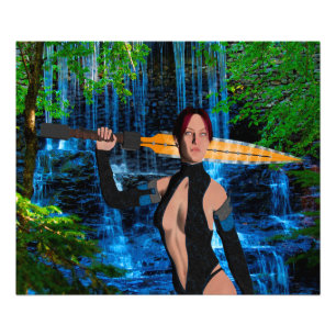 Amazonian Woman Photo Print
