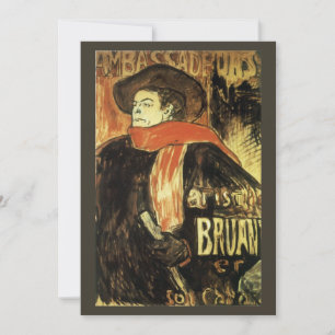 Ambassadeurs, Aristide Bruant by Toulouse Lautrec
