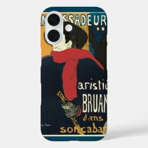 Ambassadeurs, Artistide Bruant by Toulouse Lautrec iPhone 16 Case