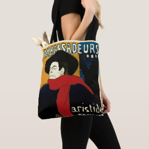 Ambassadeurs, Artistide Bruant by Toulouse Lautrec Tote Bag