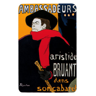 Ambassadeurs by Toulouse-Lautrec Magnet