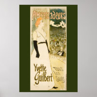 Ambassadeurs Yvette Guilbert by Theophile Steinlen
