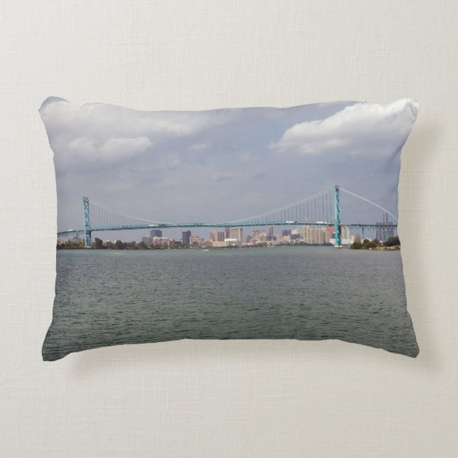 Ambassador Bridge accent pillow (Front)