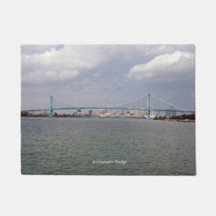 Ambassador Bridge  door mat