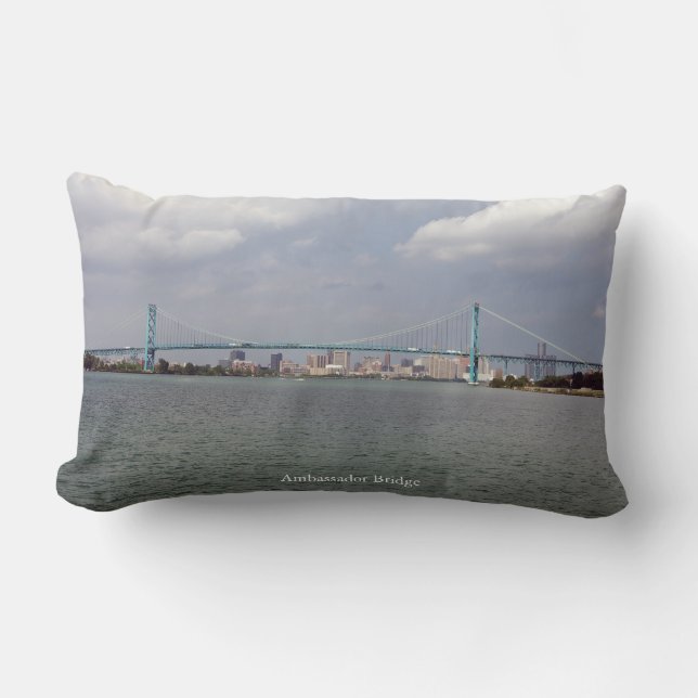 Ambassador Bridge lumbar pillow (Front)