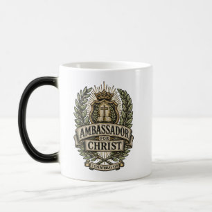 Ambassador For Christ Christian Cross Scripture Magic Mug