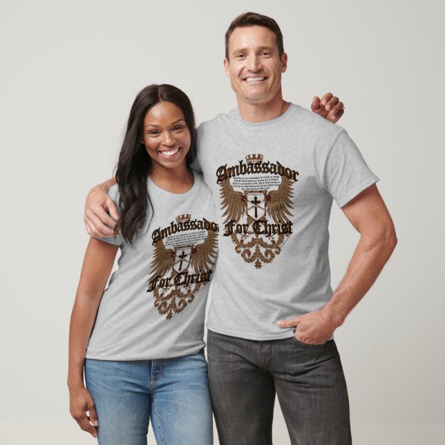 Ambassador For Christ, Corinthians Bible Verse T-Shirt (Unisex)