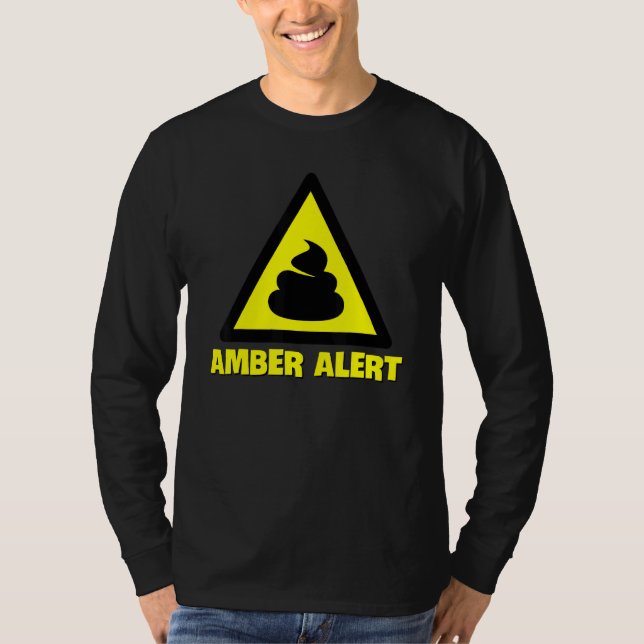 Amber Alert  Warning T-Shirt (Front)