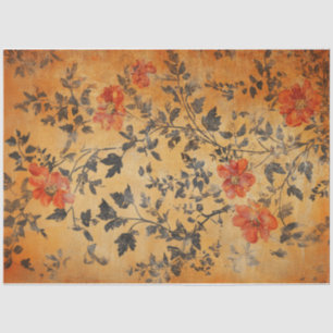 Amber Autumn Background Tissue Paper