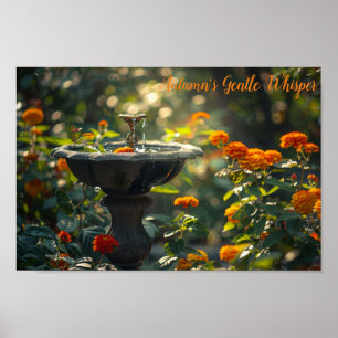 Amber Autumn Bliss Poster