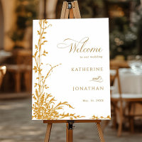 Amber Botanical Garden Wedding Welcome