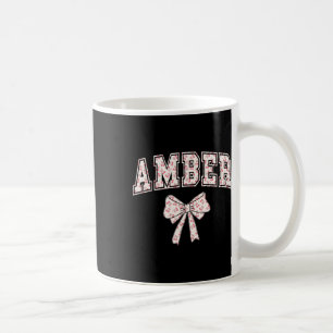 Amber Coquette Bow Shirt Women Ribbon Mother's Day Coffee Mug