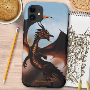 Amber Dragon Fantasy iPhone 11 Case