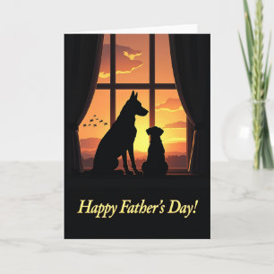 Amber Fathers Day Window Card