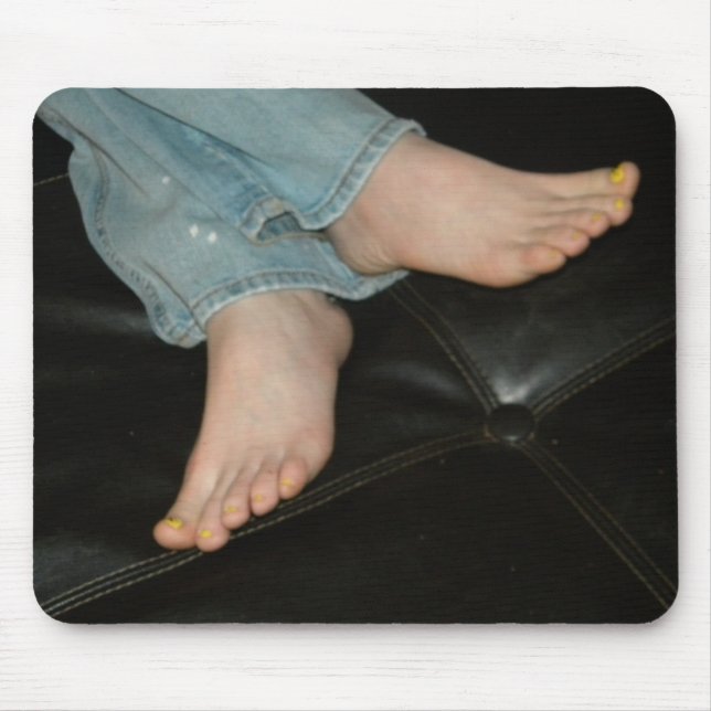 Amber Feet Mousepad (Front)