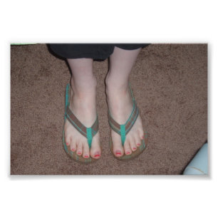 Amber Feet Photo Print